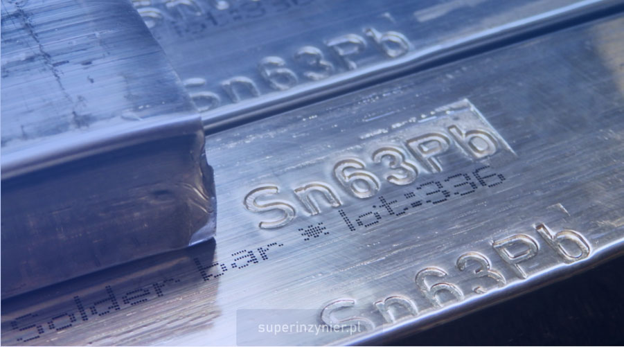 Lutowanie : Stopy ołowiowe